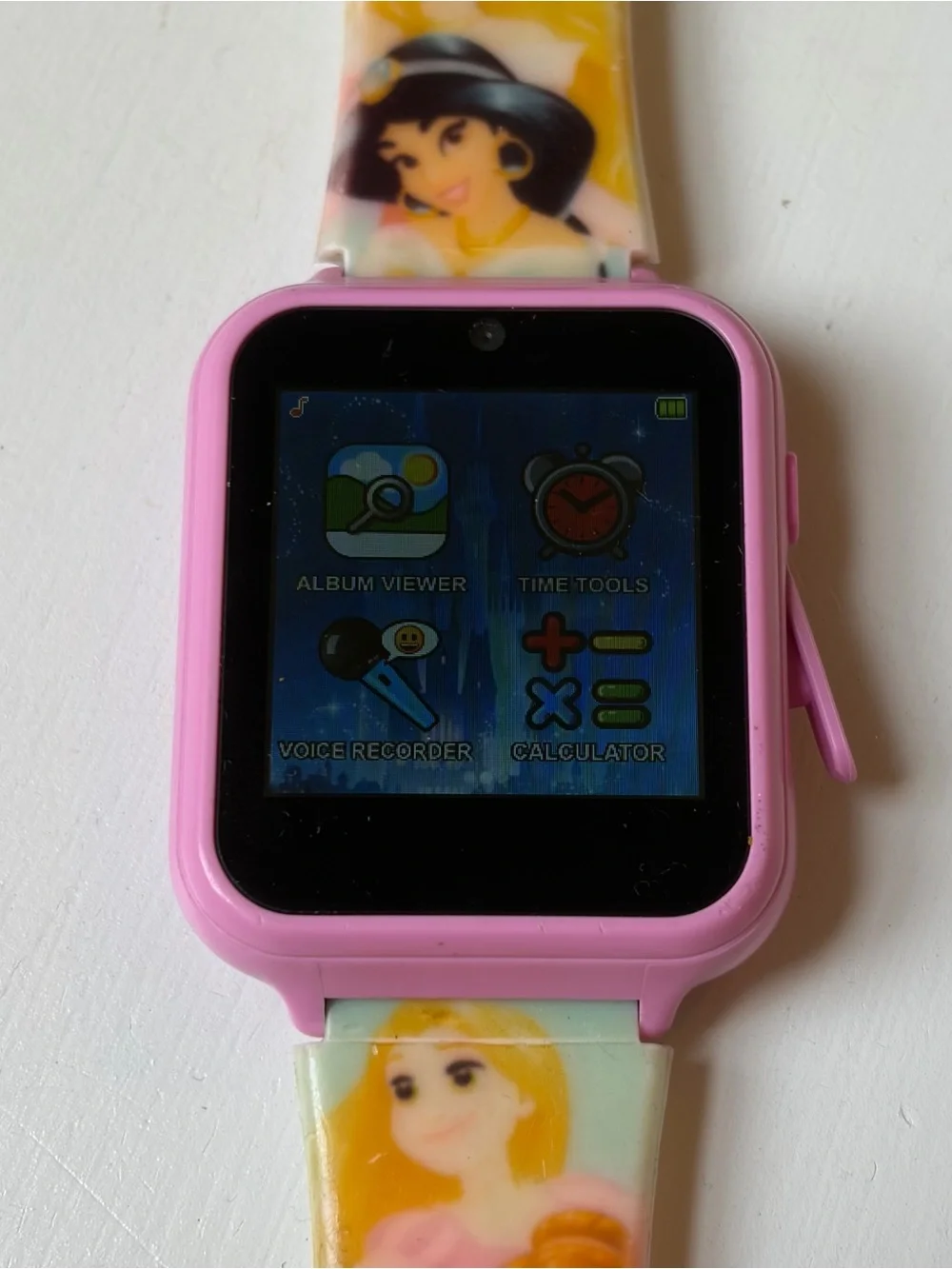 Disney Princess Accutime Girls Kids Touchscreen Camera Smart Watch